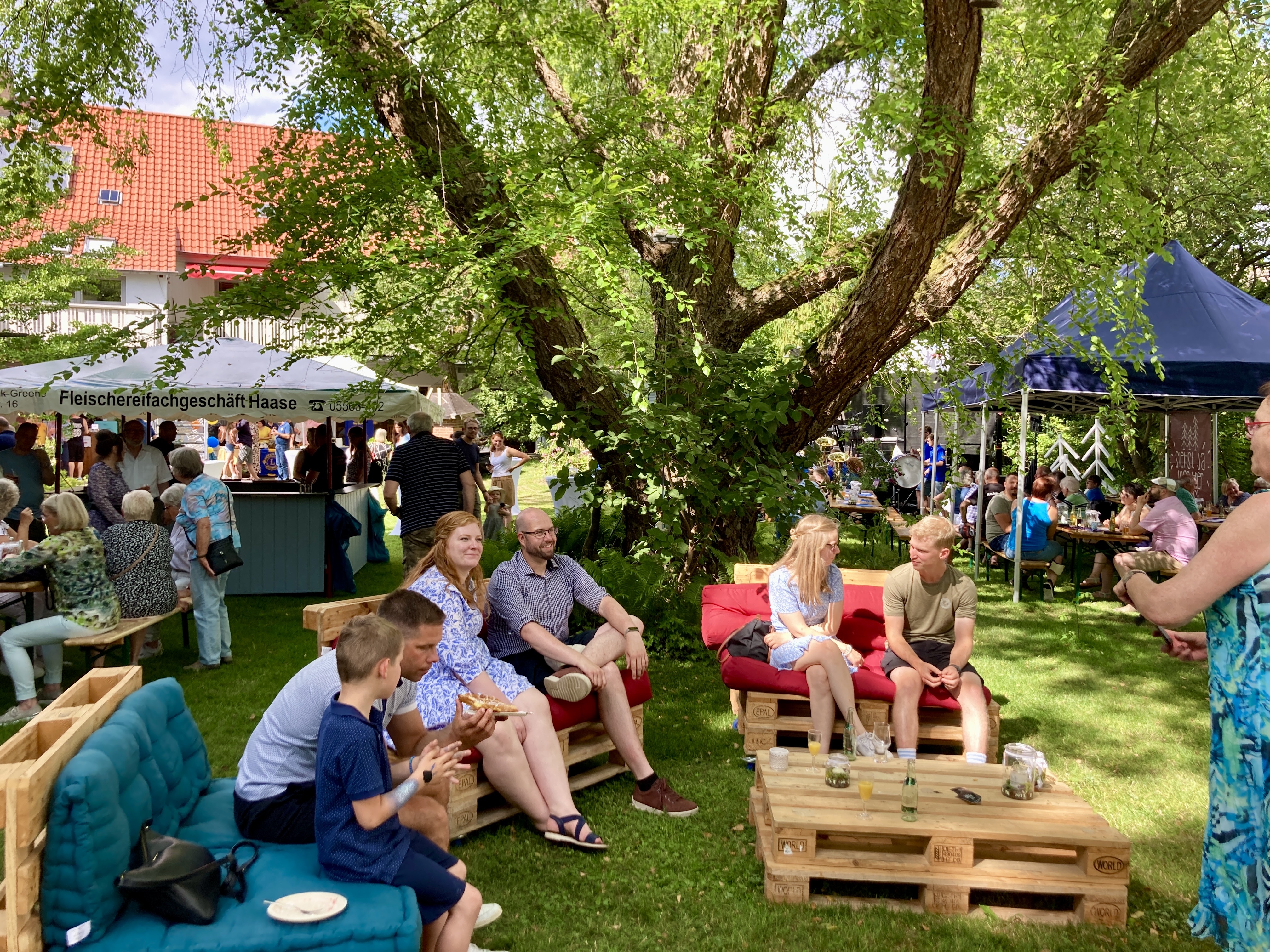 Sommerlicher Garten von Familie Huchthausen