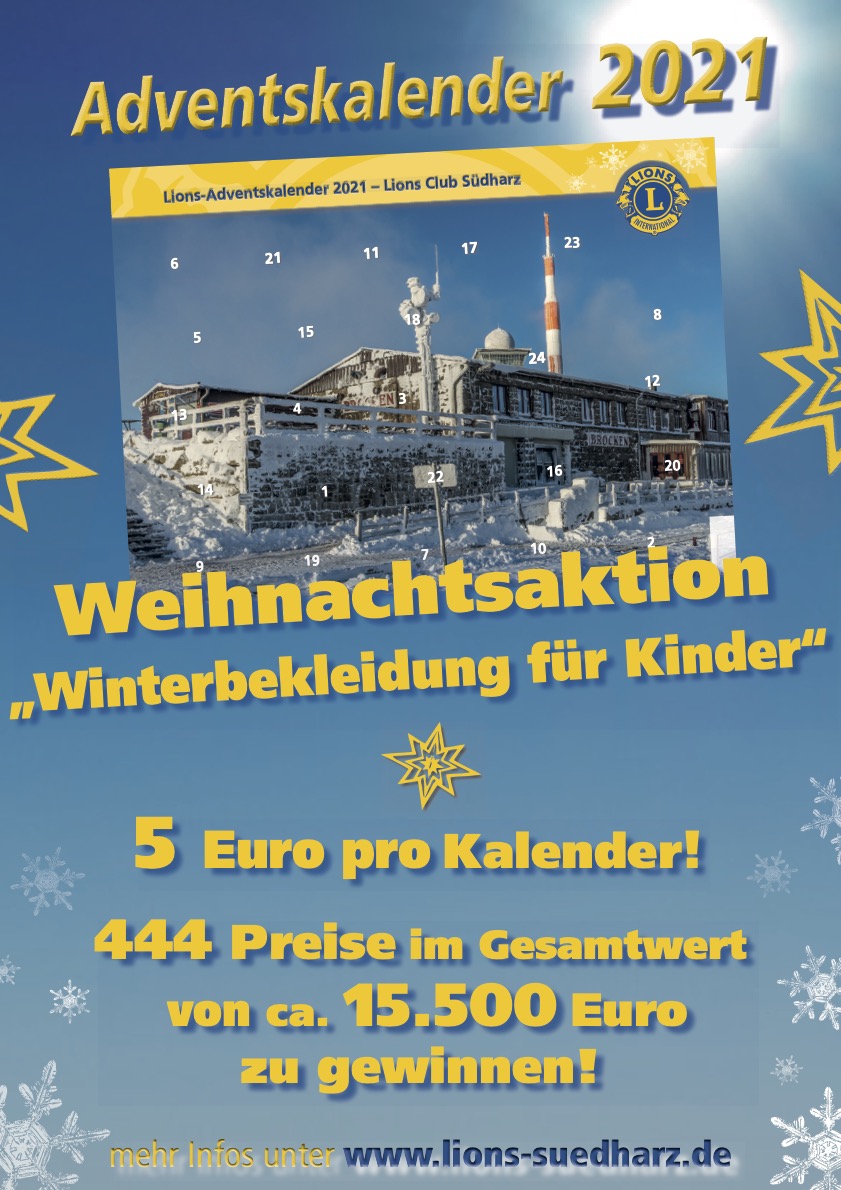 Plakat Adventskalender 2021